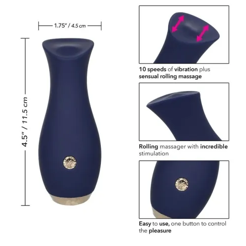 Chic Tulpe Massagegerät - Blau – Calex