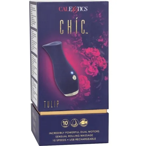 Chic Tulpe Massagegerät - Blau – Calex