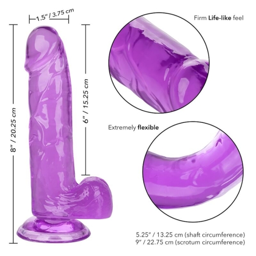 Queen Dildo Lila 15,3cm | Calex