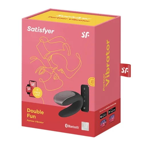 Double Fun Partnervibrator Schwarz – Satisfyer