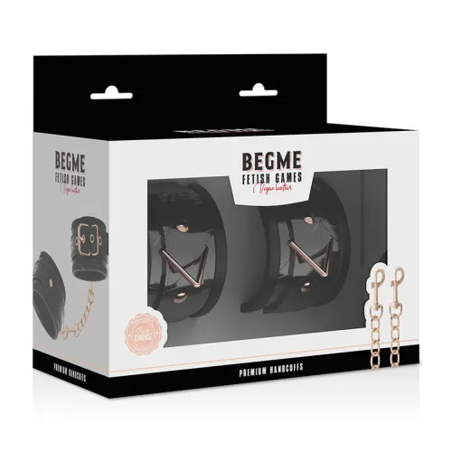 Premium Handschellen – Begme Black Edition