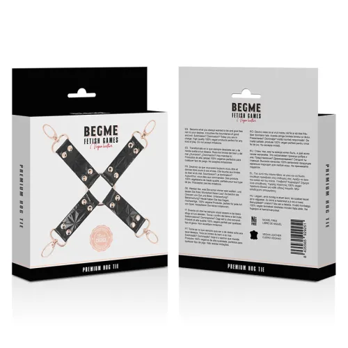 Vegane Leder Hog Krawatte – Begme Black Edition
