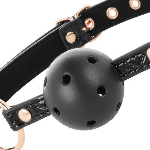Ball gag vegan leather – Begme Black Edition