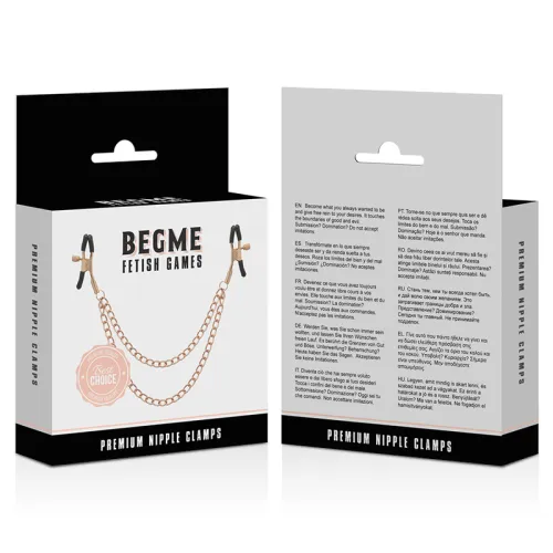 Premium nipple clamps – Begme - Black Edition