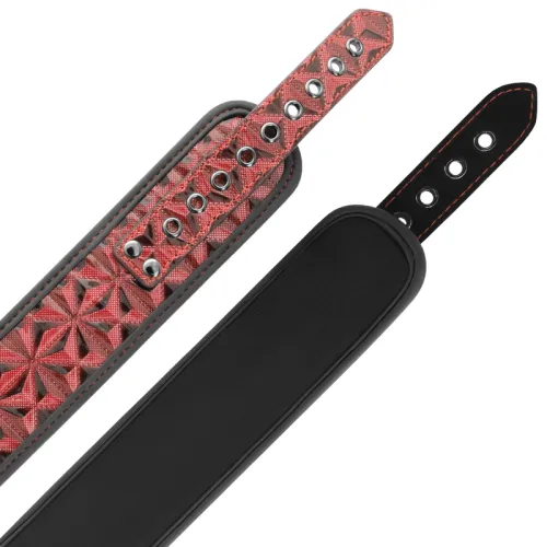 Halsband Mit Ketten Und Nippelklemmen – Beg Me Red Edition