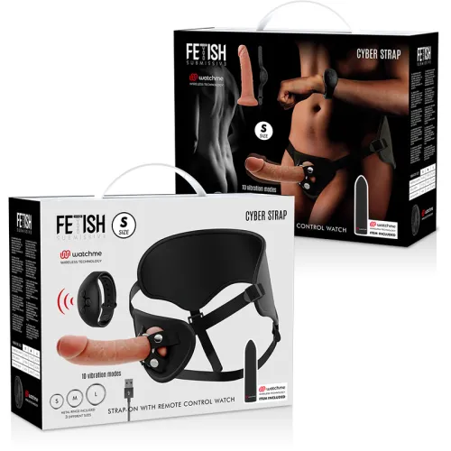 Gurt Mit Dildo- Und Bullet Watchme Technology – Cyber Strap