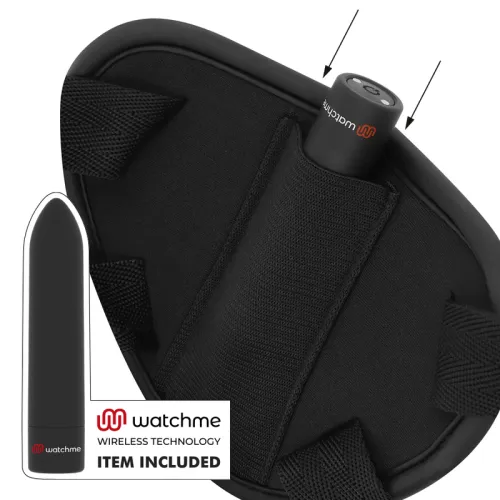 Gurt Mit Dildo- Und Bullet Watchme Technology – Cyber Strap