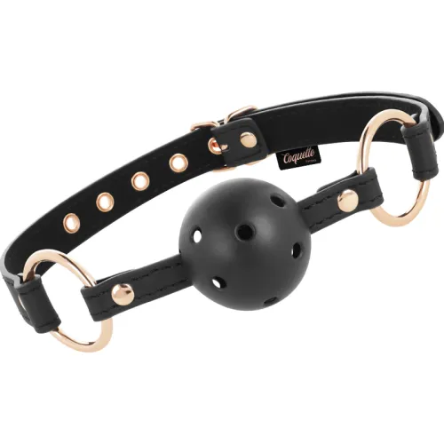 Fantasy Atmungsaktiver Veganer Lederknebel – Coquette Chic Desire