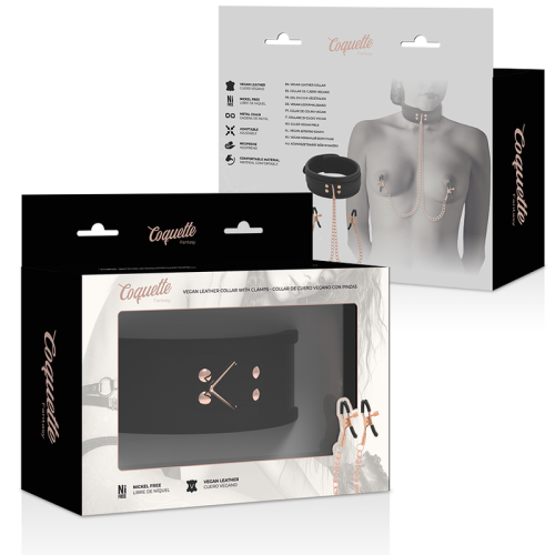 Fantasy Nippelklemmen Halskette Mit Neoprenfutter | Coquette Chic Desire