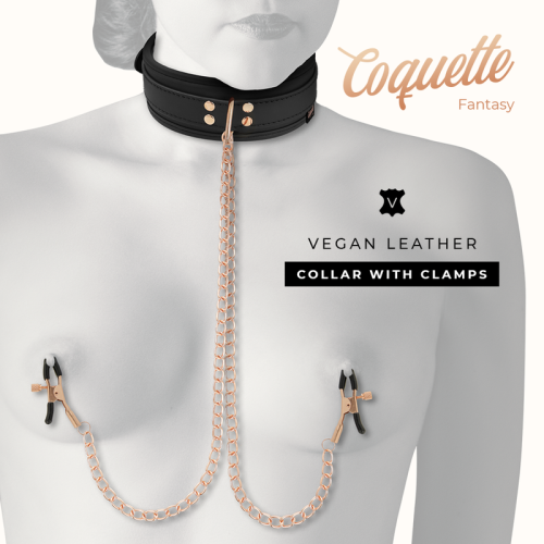 Fantasy Nippelklemmen Halskette Mit Neoprenfutter | Coquette Chic Desire