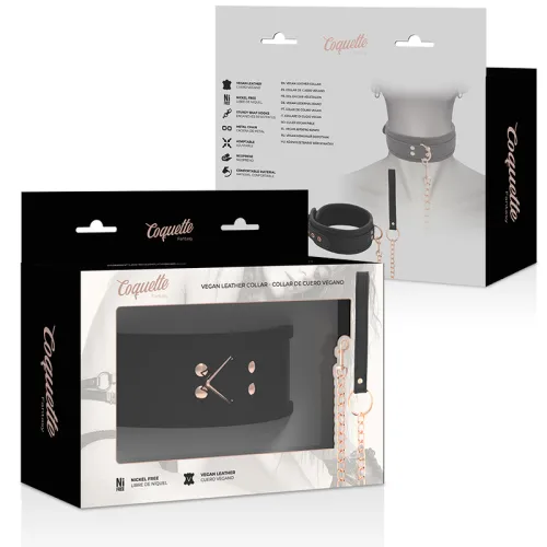 Vegane Leder Fantasy Halskette Mit Riemen – Coquette Chic Desire