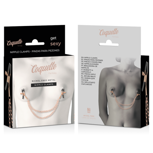 Fantasy Nippelclips Aus Metall Mit Kette | Coquette Chic Desire