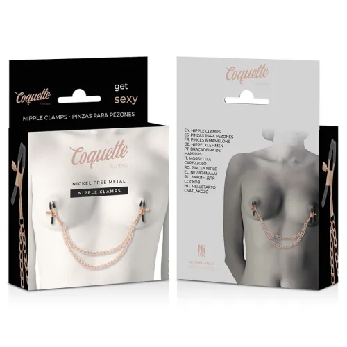 Fantasy Nippelclips Aus Metall Mit Kette – Coquette Chic Desire