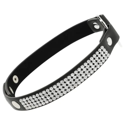 Veganes Leder Halsband Mit Herz – Coquette Chic Desire