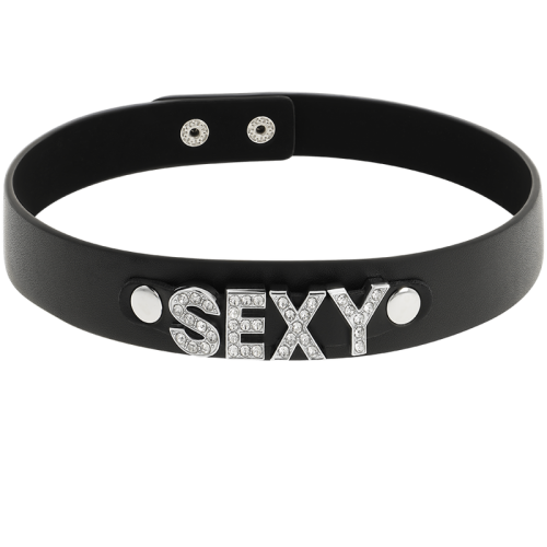 Sexy Veganes Lederhalsband | Coquette Chic Desire
