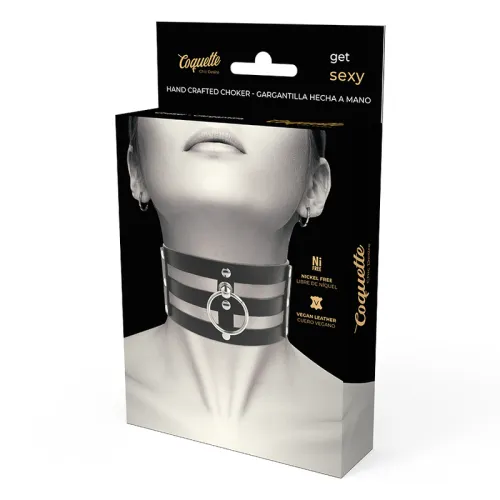 Vegan Leather Fetish Style Collar – Coquette Chic Desire