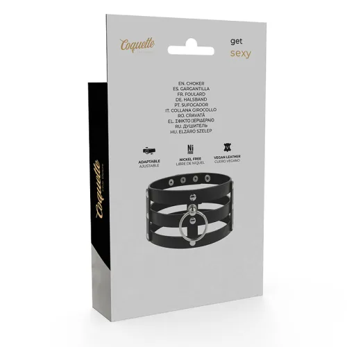 Vegan Leather Fetish Style Collar – Coquette Chic Desire