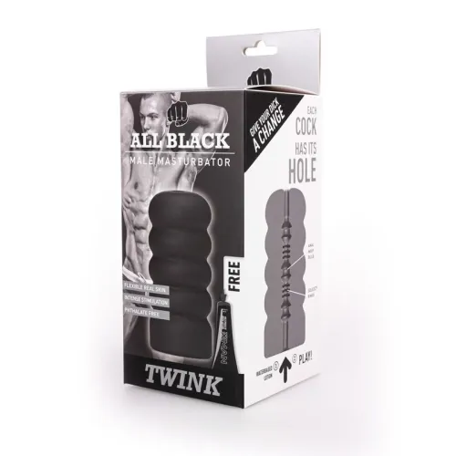 Twink Masturbator – All Black