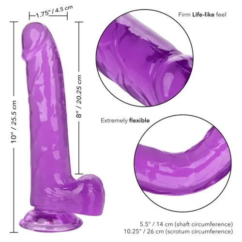 Queen Dildo Lila 20.3cm – Calex