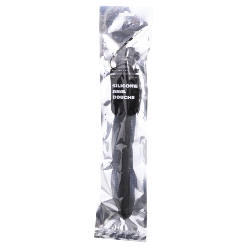 Aufblasbare Silikon Analdusche 27cm | All Black