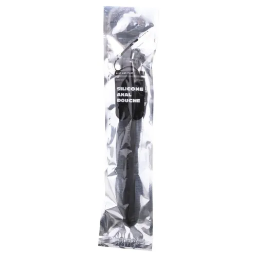 Aufblasbare Silikon Analdusche 27cm – All Black
