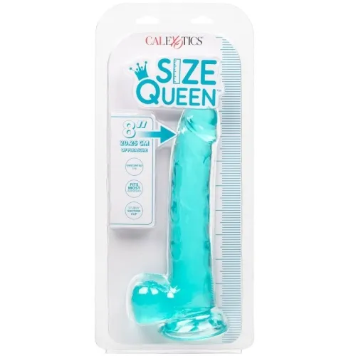Queen Dildo Blau 20,3cm – Calex
