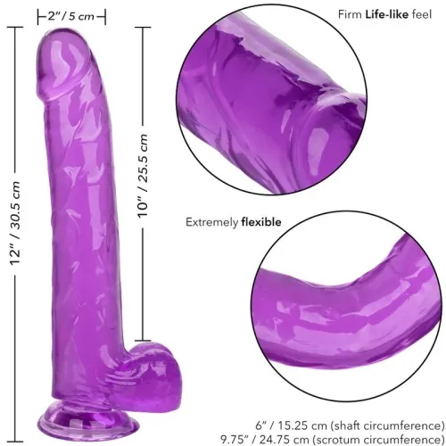 Queen Dildo Lila 25.5cm – Calex