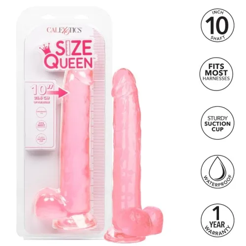 Queen Dildo Rosa 25.5cm – Calex