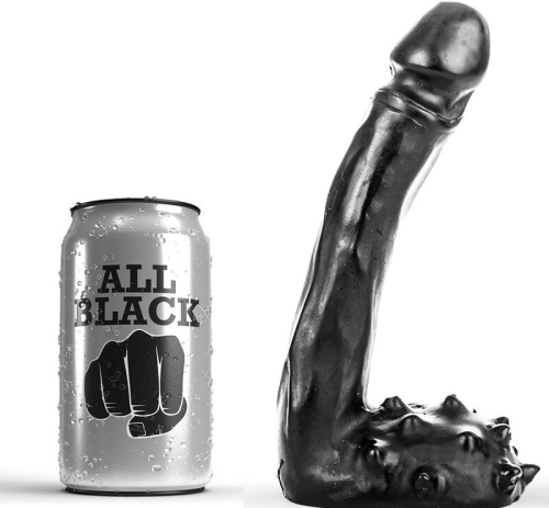Realistischer Dildo 19cm | All Black