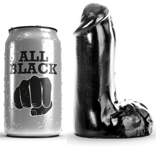 Realistischer Dildo 13cm | All Black
