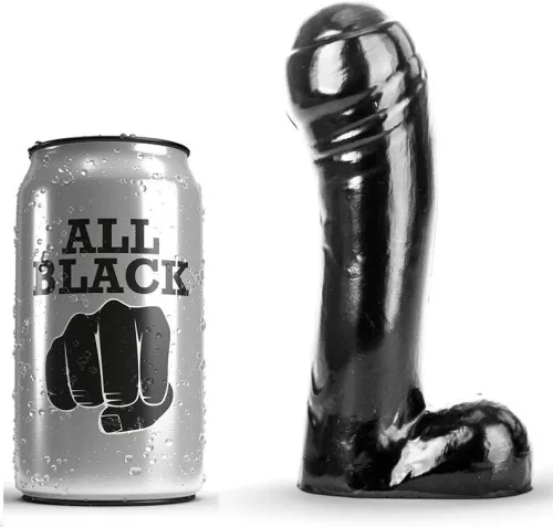 Schwarzer Dildo 15cm – All Black