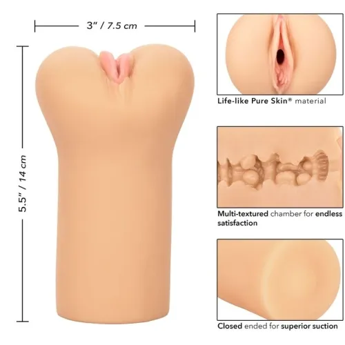 Boundless Vulva Masturbator Light Tone – Calex