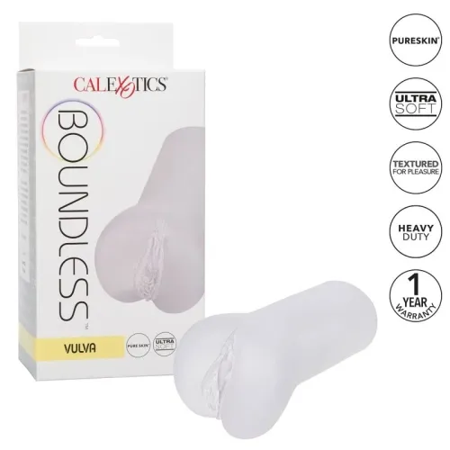 Boundless Vulva Stroker Transparent – Calex