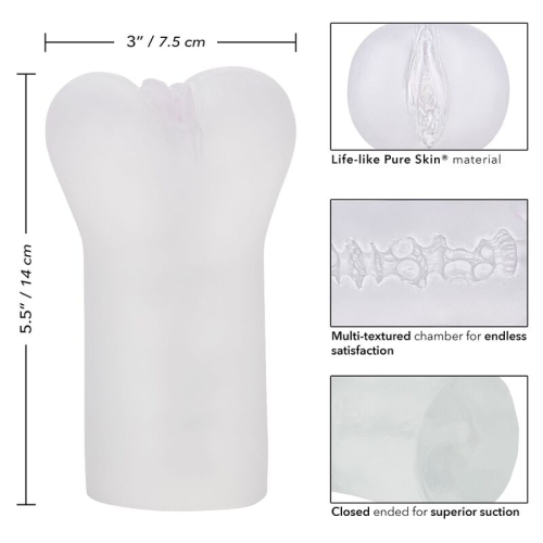 Boundless Vulva Stroker Transparent | Calex