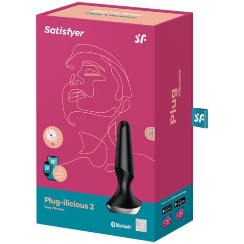 Plugilicious 2 Vibrator Schwarz | Satisfyer