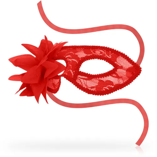 Masken Masken Mit Spitze Und Roten Blumen – Ohmama