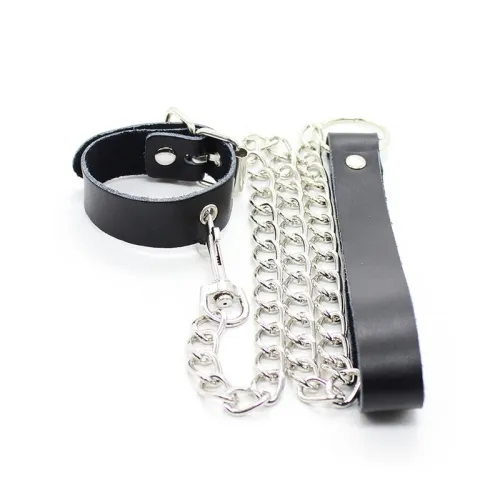Penis Necklace and Leather Bracelet with Metal Cord – Ohmama