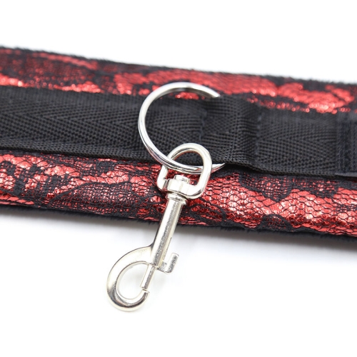 Handschellen Aus Samt Mit Nylonband | Ohmama