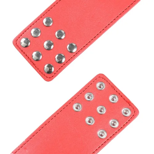 Red Handcuffs with Snap Closure – Ohmama