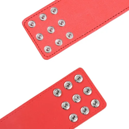 Red Handcuffs with Snap Closure – Ohmama