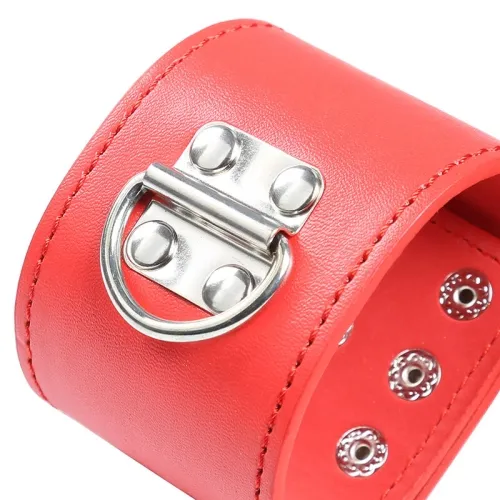 Red Handcuffs with Snap Closure – Ohmama