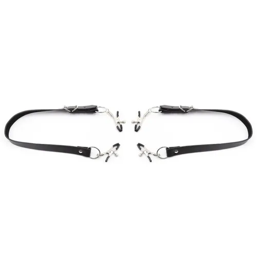 Clitoral clamps with leg straps – Ohmama