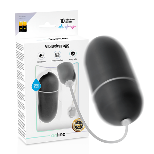 Schwarzes Wasserdichtes Vibrationsei | Online