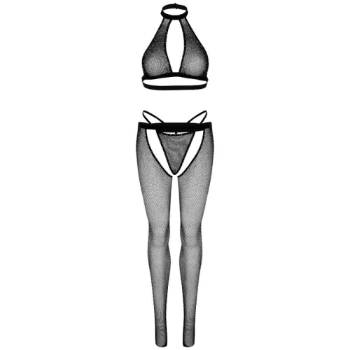 Netzoberteil G-String Und Strumpfhosen – Leg Avenue