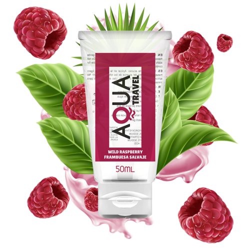 Gleitmittel Mit Himbeergeschmack 50ml | Aqua Travel