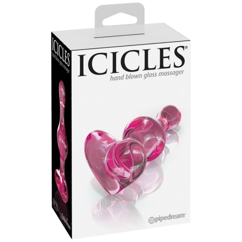 Nr. 75 Handgeblasener Glasdildo | Icicles