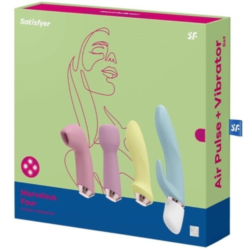 Marvelous Four Vibrator & Luftpulsset | Satisfyer
