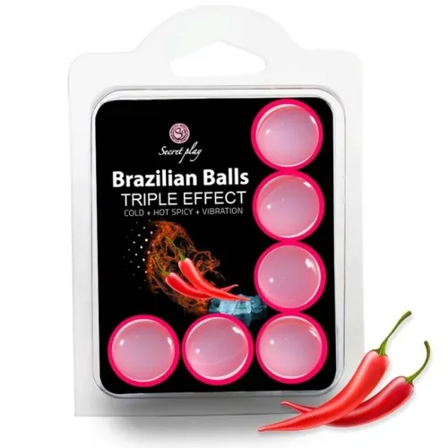6 Brazilian Balls Dreifach Effekt – Secretplay