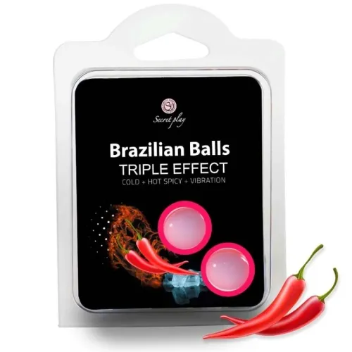Set 2 Brazilian Balls Dreifach Effekt – Secretplay