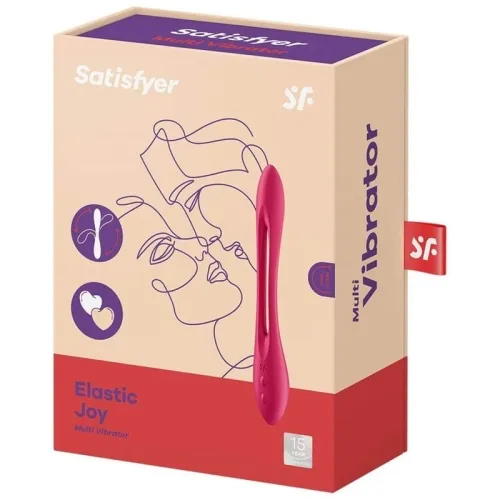 Elastic Joy Multivibrator Rot | Satisfyer